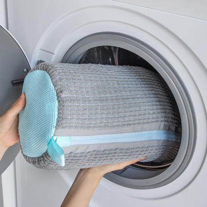 NNEDSZ Yellow Shoe Laundry Bags - Mesh Protective Washing Bags for Shoes with Zipper Design